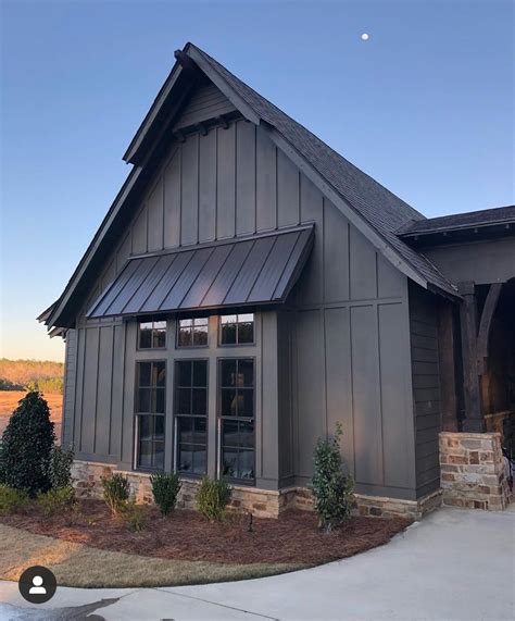 mountain house exterior painted metal roof|rustic metal roof exterior home.